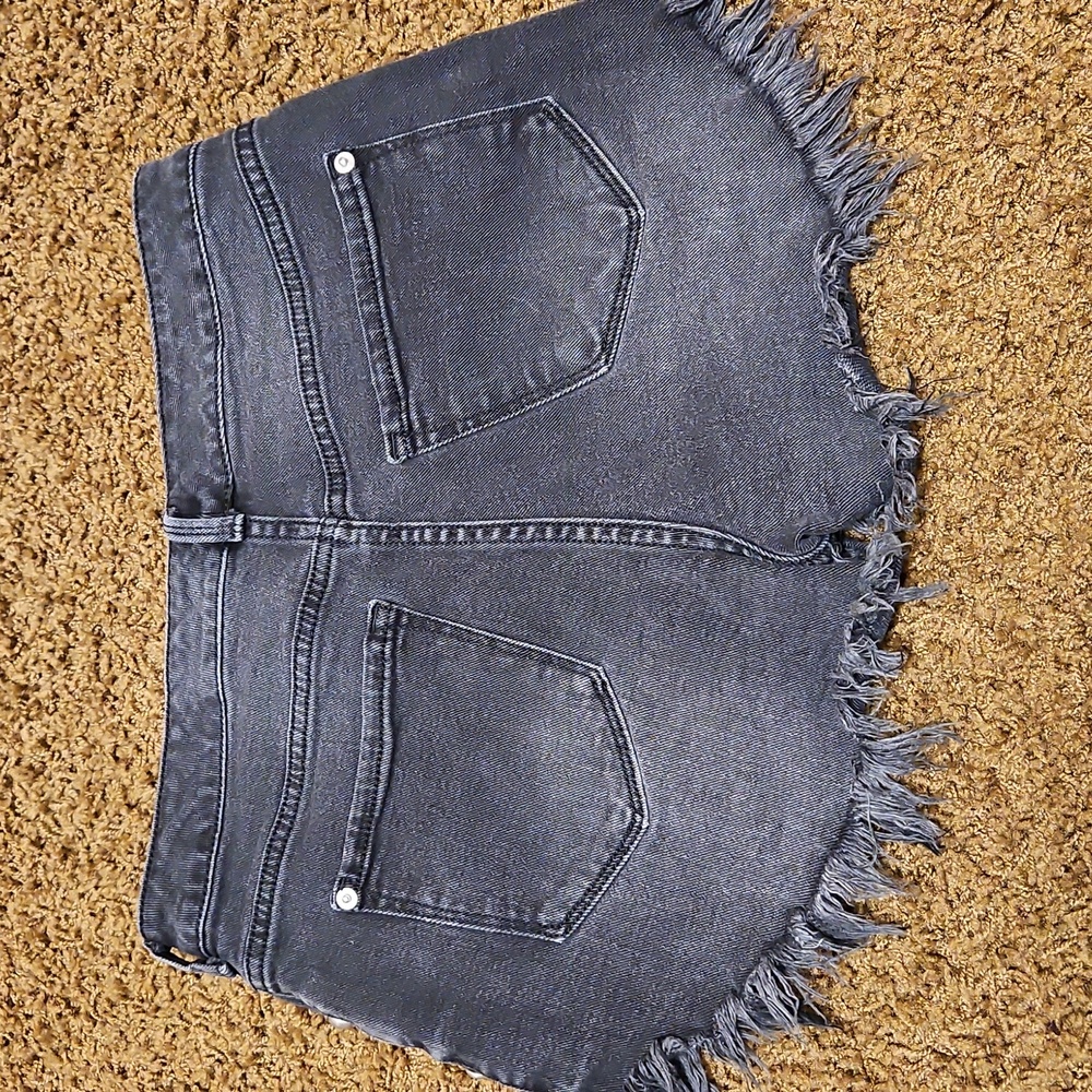 INC Denim | Stylish Black Frayed Denim Women Shorts | 29 - Picture 3 of 3